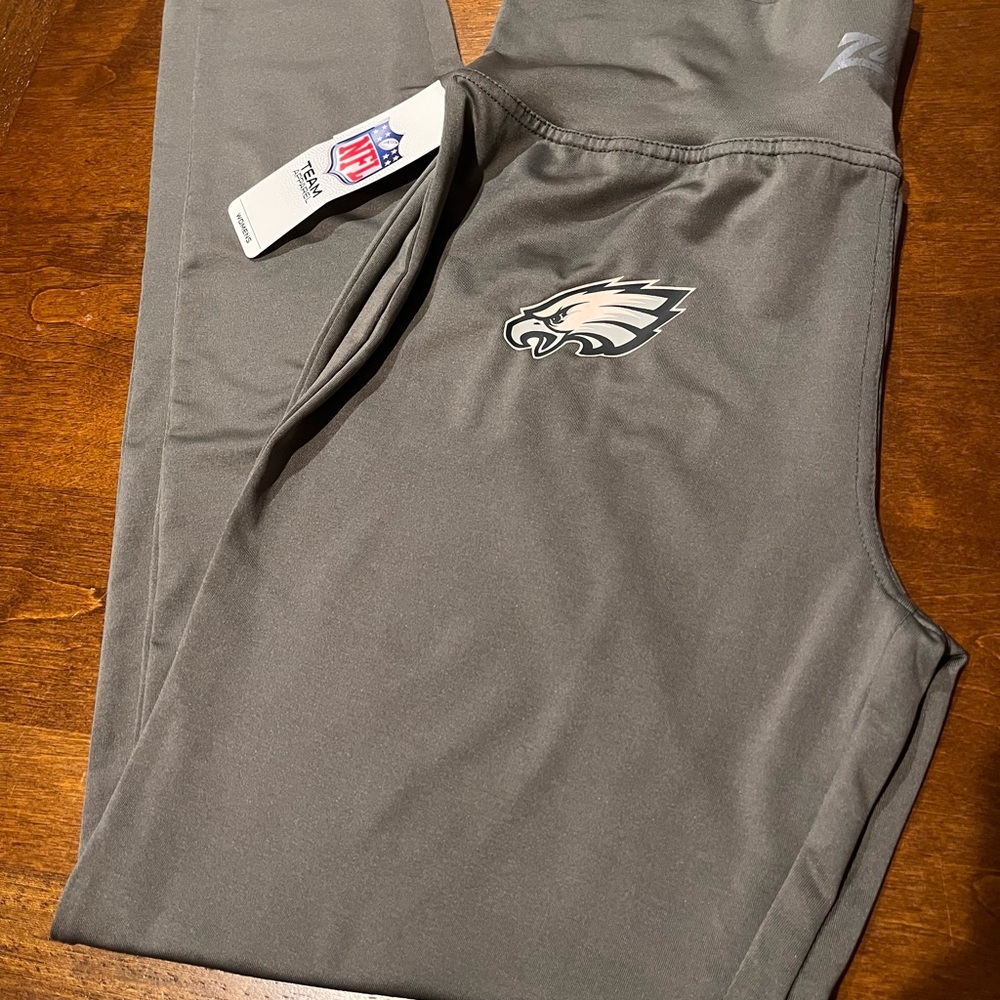 Team Apparel Gray Leggings with Logo - Picture 2 of 5